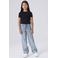 NAME IT KIDS straight leg jeans light blue denim