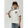 NAME IT KIDS T-shirt met backprint wit
