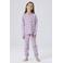 NAME IT KIDS pyjama met hartjes print paars