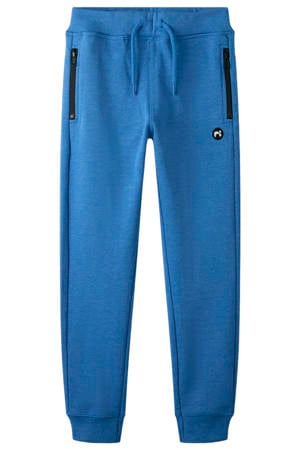 NAME IT KIDS joggingbroek met zijstreep donkerblauw NAME IT KIDS joggingbroek met zijstreep donkerblauw