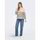 ONLY MATERNITY high waist zwangerschaps wide leg jeans medium blue denim
