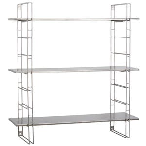 metalen wandrek (74x24x82 cm)