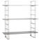 Madam Stoltz metalen wandrek (74x24x82 cm)