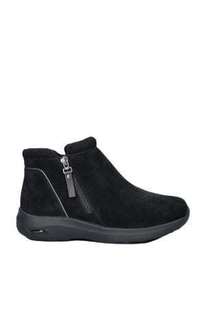 Arch Fit Ease suède enkelboots zwart
