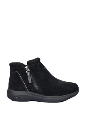 Arch Fit Ease suède enkelboots zwart