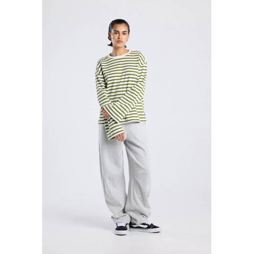 America Today longsleeve olijfgroen/ ecru afbeelding