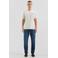 QS straight leg regular fit jeans dark blue denim