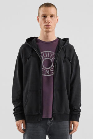 sweatvest zwart