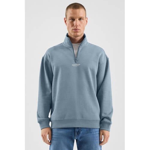QS sweater turquoise afbeelding