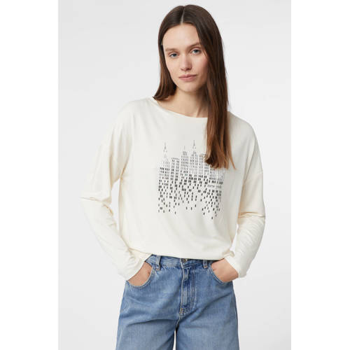 comma longsleeve ecru afbeelding