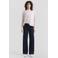 QS gestreepte pullover ecru