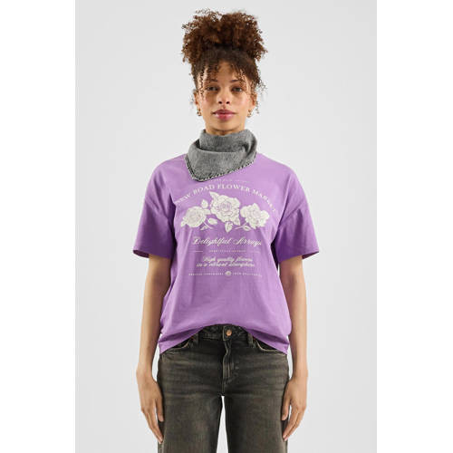 QS T-shirt lila afbeelding