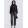 QS sweater zwart met glitter