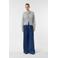 comma casual identity high waist wide leg jeans blauw