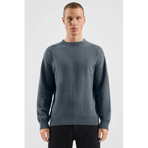 QS trui gebreid blauw afbeelding
