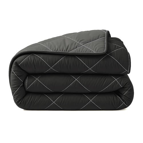 Sleeptime dekbed zonder overtrek met kussensloop Lazy - zwart/antraciet afbeelding