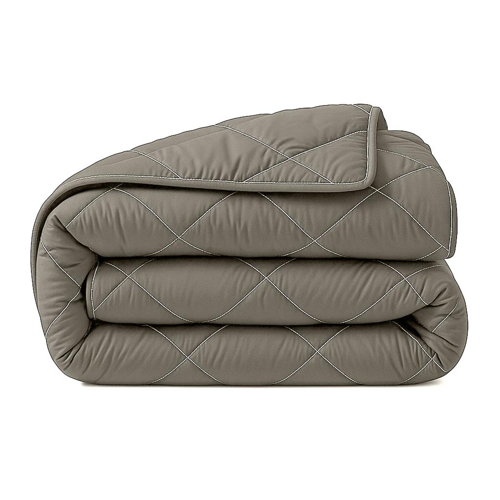 Sleeptime dekbed zonder overtrek met kussensloop Lazy - kaki