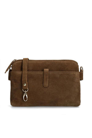 leren crossbody tas bruin