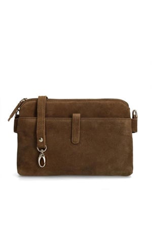 leren crossbody tas bruin