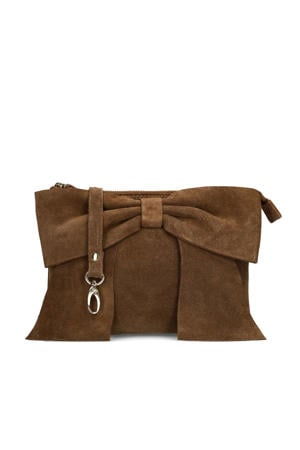 leren crossbody tas bruin