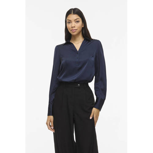 VILA blousetop marineblauw afbeelding