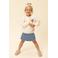 LOOXS little sweater met backprint ecru