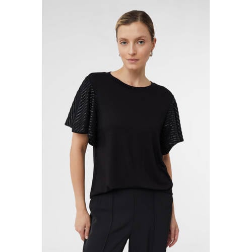 comma top zwart met pailletten afbeelding