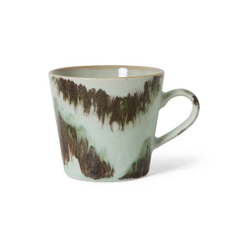 HKLIVING cappuccinomok 70s (Ø9,5 cm) (300 ml) afbeelding