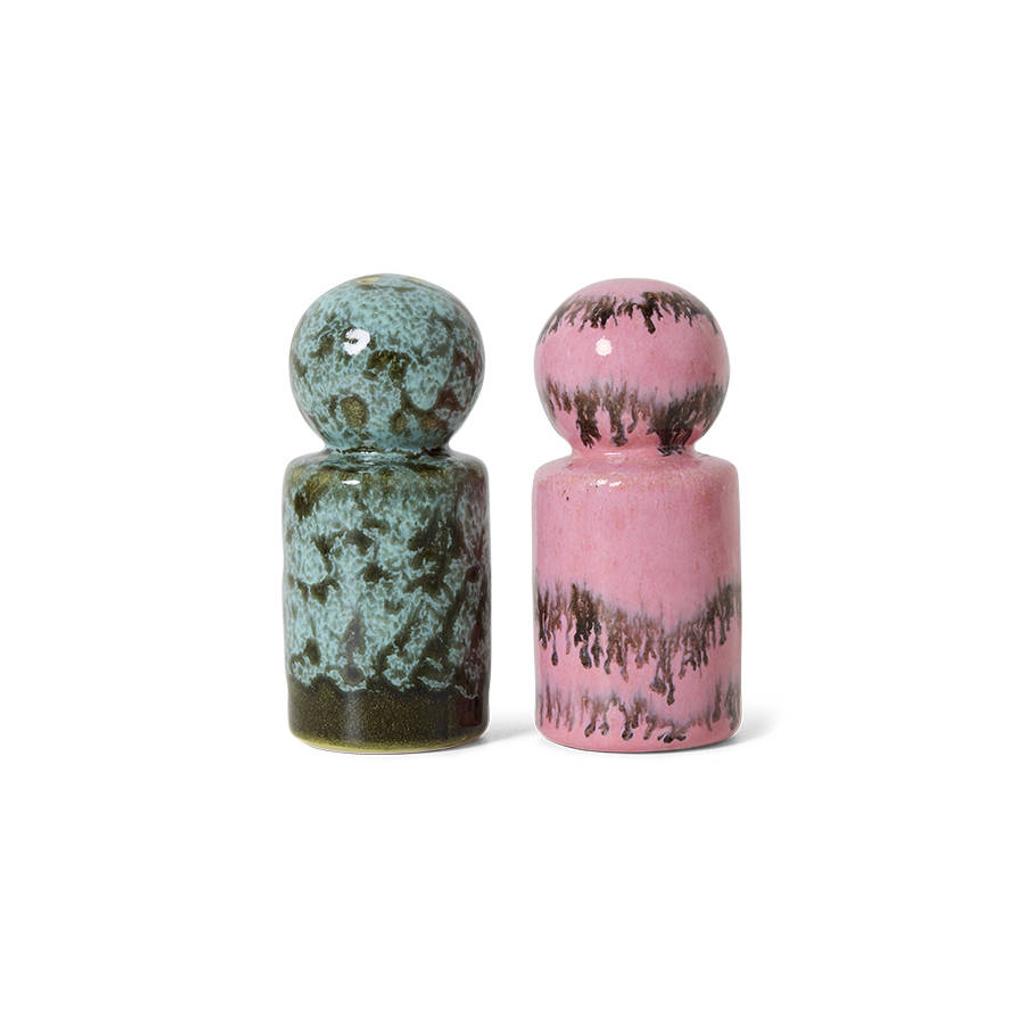 HKLIVING peper- en zoutstel 70s