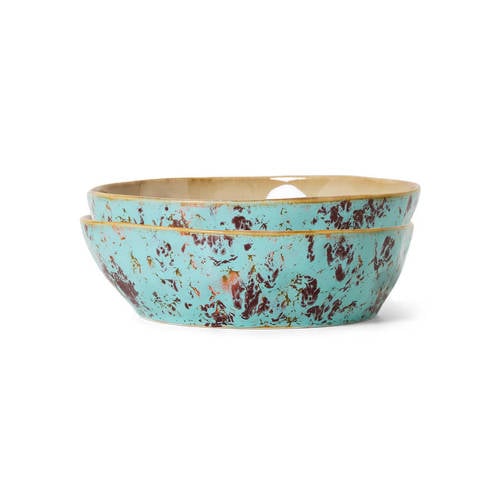 HKLIVING pastabord 70s (Ø19,5 cm) (set van 2) afbeelding