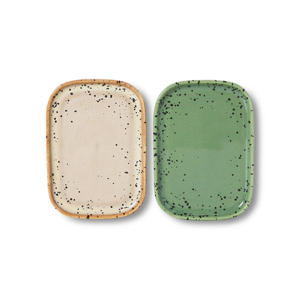 serveerbord 70s (14,5x10,5 cm) (set van 2)