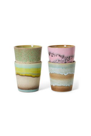 koffiekopje 70s (Ø7,5 cm) (180 ml) (set van 4) 