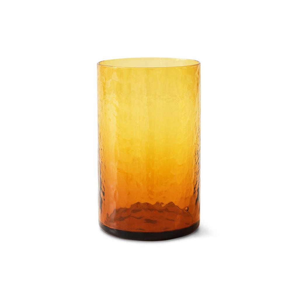 HKLIVING Tube longdrinkglas - amber
