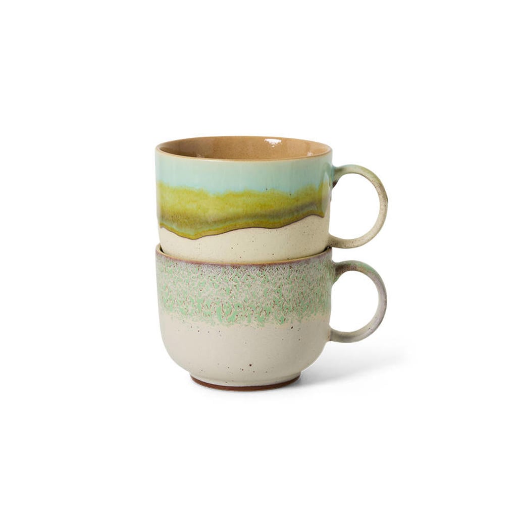HKLIVING theemok 70s (Ø10,4 cm) (425 ml) (set van 2)