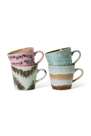 cappuccinomok 70s (Ø9,5 cm) (300 ml) (set van 4) 