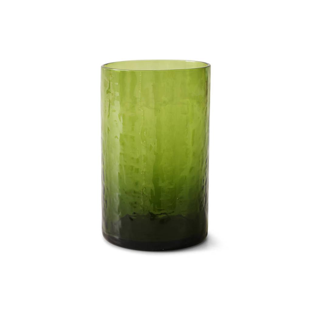 HKLIVING Tube longdrinkglas - olive