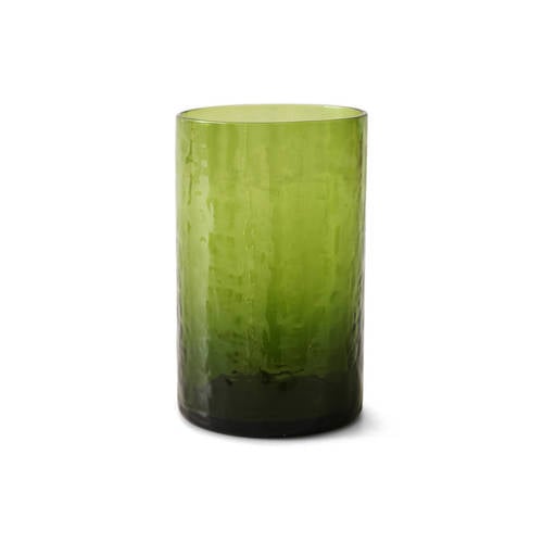 HKLIVING Tube longdrinkglas - olive afbeelding
