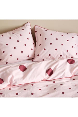 katoenen polkadot dekbedovertrek lits-jumeaux (240x220 cm)