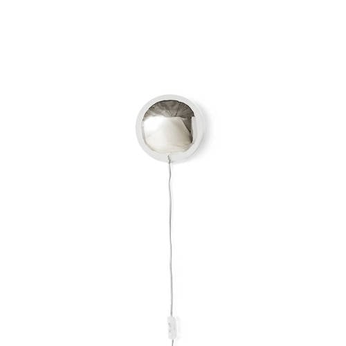 HKLIVING Orb wandlamp - chrome afbeelding