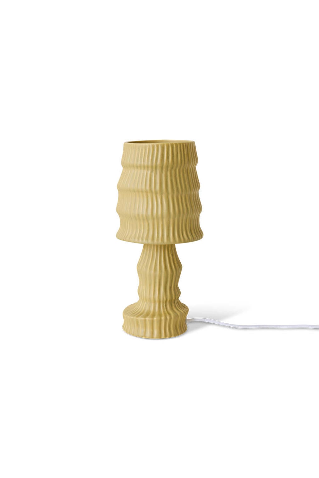 HKLIVING Ceramic tafellamp - ochre