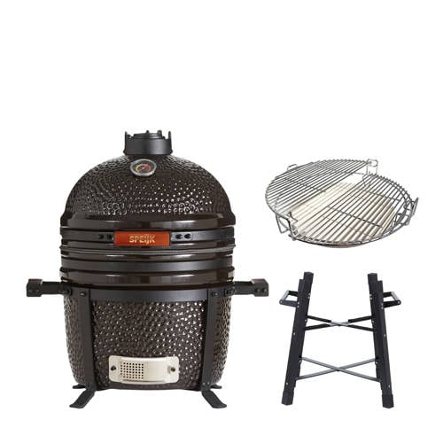 Van Speijk 15” Kamado BBQ Compact compleet – Zwart