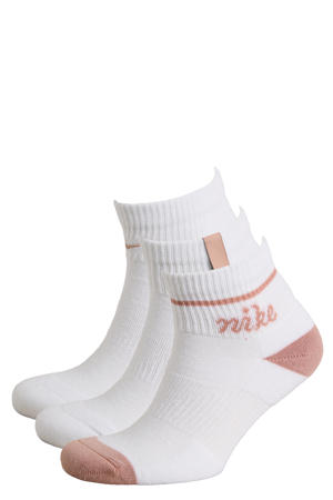 sportsokken Everyday Plus - wit (set van 3)