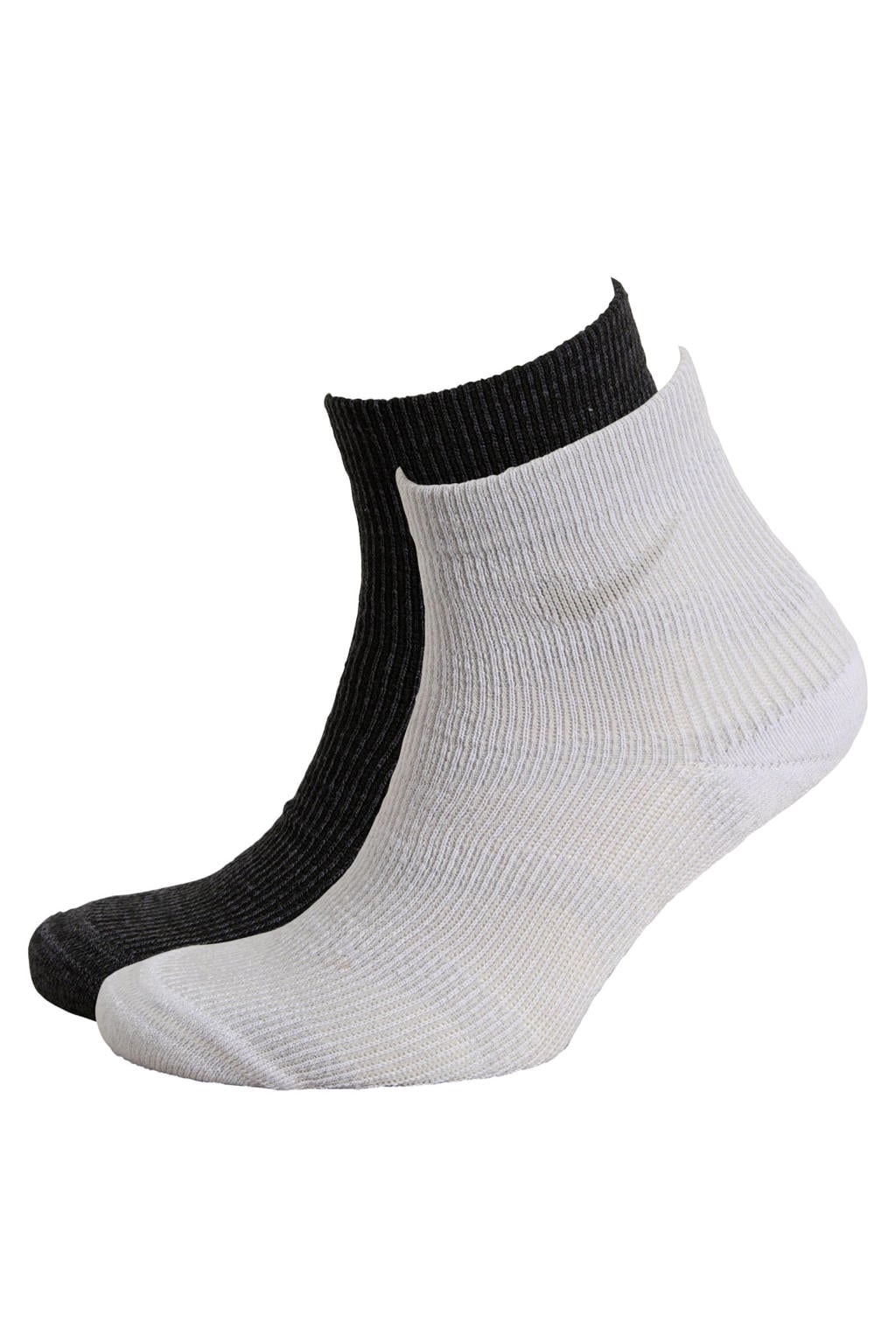 Nike Everyday sportsokken - grijs/zwart (set van 2)