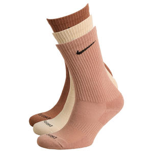 sportsokken Everday Plus Cushioned - beige/roze/bruin (set van 3)