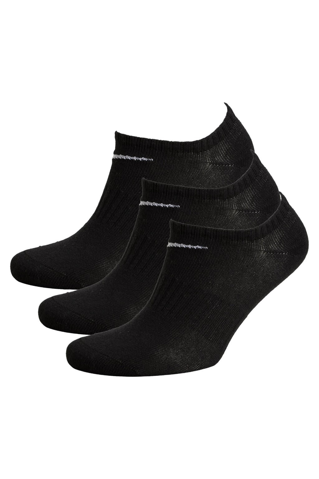 Nike Everyday Lightweight sportsokken - zwart (set van 3)