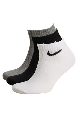 sportsokken Everyday - zwart/wit/grijs (set van 3)