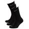 Nike sportsokken Everday Plus Cushioned - zwart (set van 3)