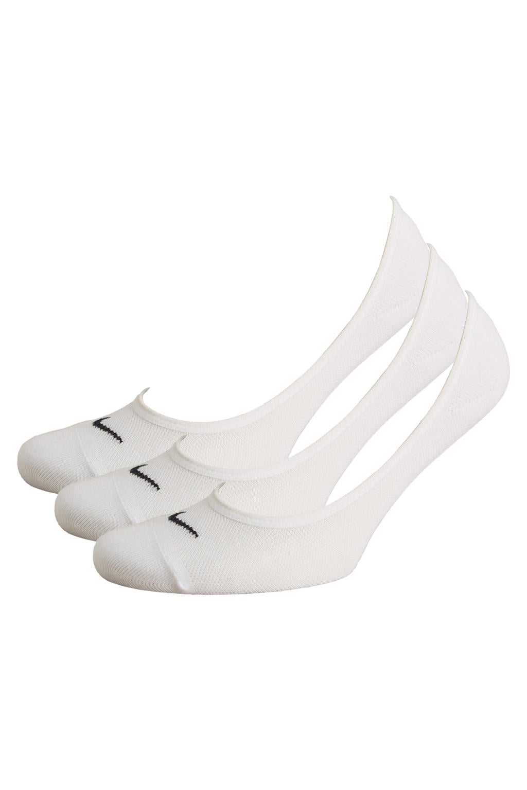 Nike Everyday Lightweight sportsokken - wit (set van 3)