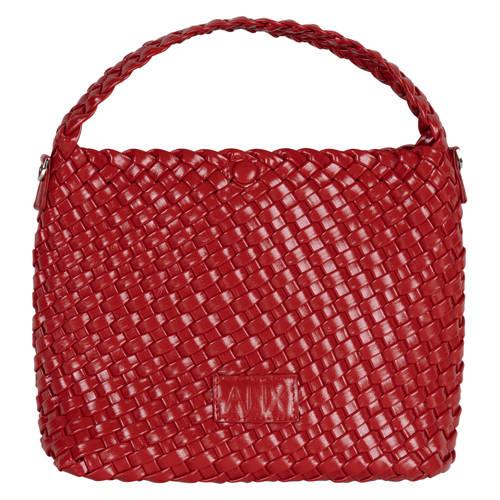 Alix the Label gevlochten crossbody tas rood afbeelding
