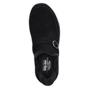 thumbnail: Skechers Easy Going gevoerde suède instappers zwart